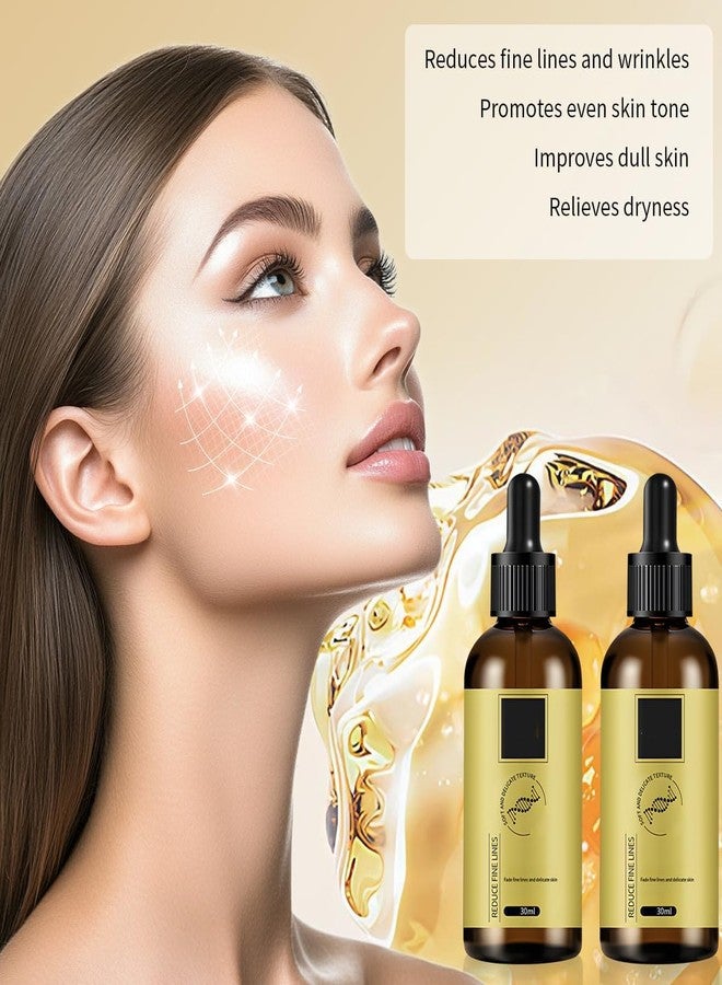 DOUNIU 2 Pcs Anti-wrinkle Firming Serum, Anti-Aging Essence, Firm and Plump Face Serum, Anti-Aging & Wrinkles Lifting & Firming Essence, Hydrate & Moisturize, Reduce Fine Lines And Wrinkles - Image 2